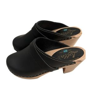 Lotta Stockholm Black Clogs Size 6